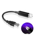 Car Star Ceiling Light: Mini USB Galaxy Projector, Adjustable, No Install
